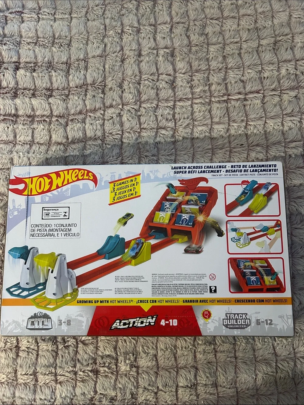 Hot Wheels Launch Across Challenge Track Set new